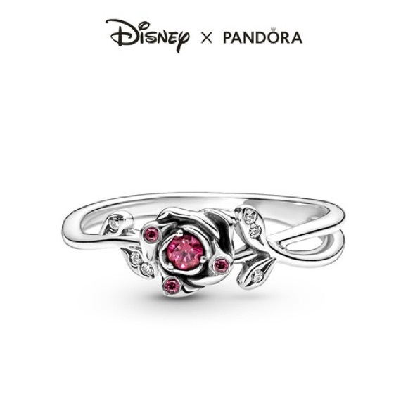 Pandora Jewelry - Disney Beauty and the Beast Sterling Silver Rose Ring
